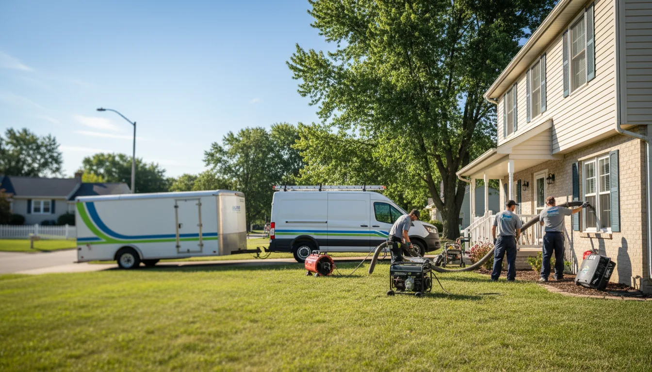 Flooded Basement Restoration And Cleanup With Repair in Iola, KS near me